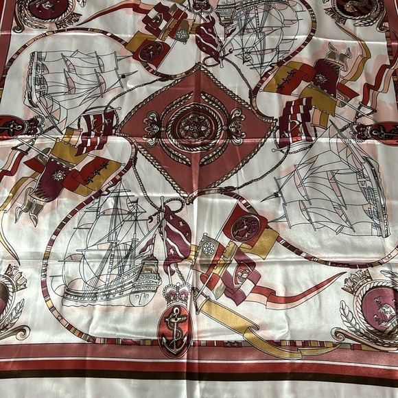 R-2241- Nautical Scarf Women's 100 % Polyester NWT - Picture 2 of 8